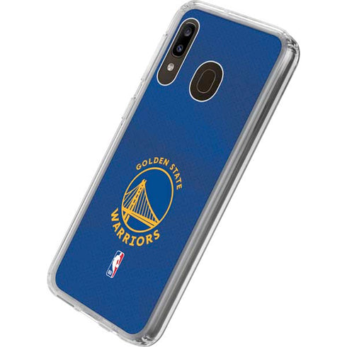 NBA Golden State Warriors Jersey Galaxy A20 Clear Case
